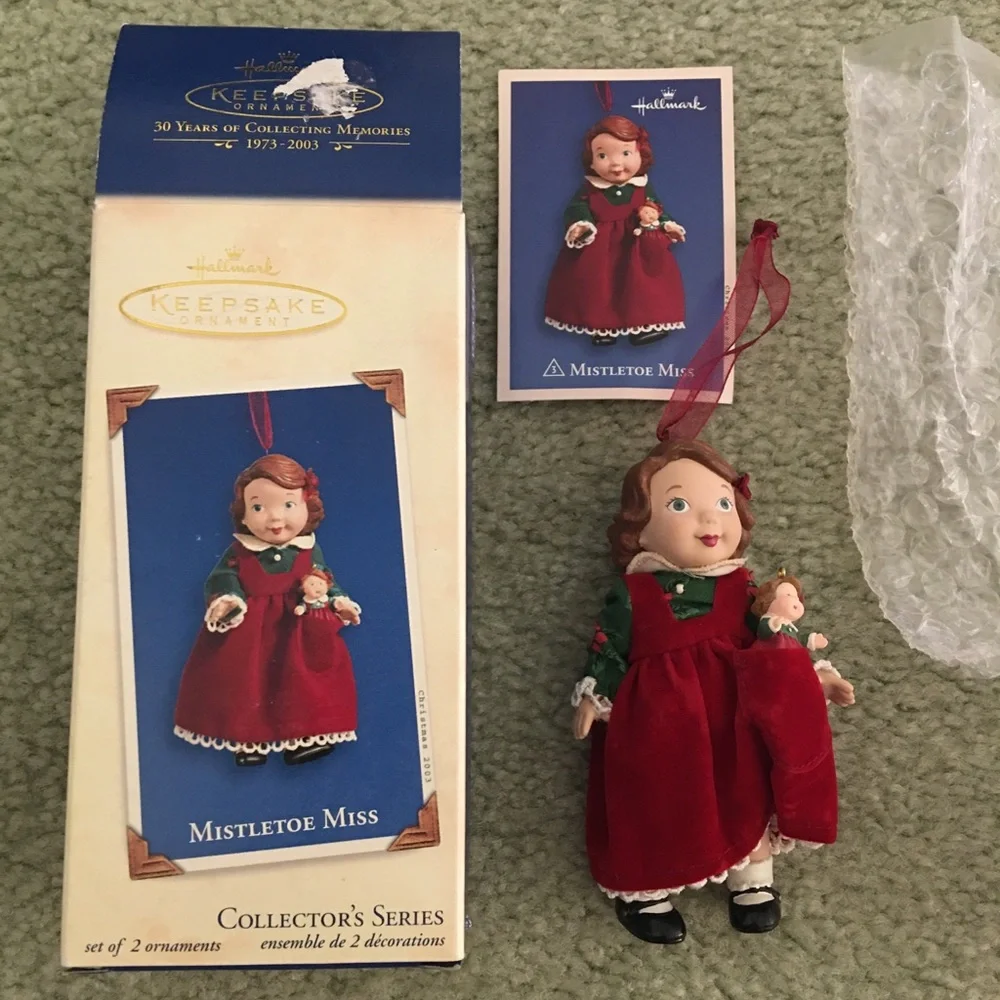Hallmark Keepsake Mistletoe Miss Christmas ornament